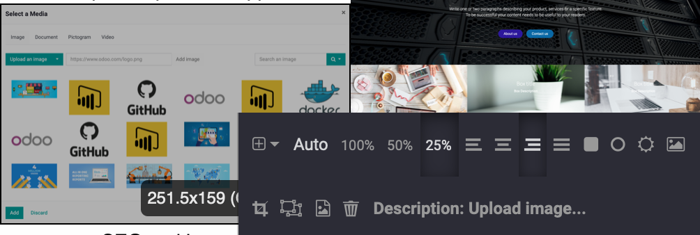 Odoo • Image and Text