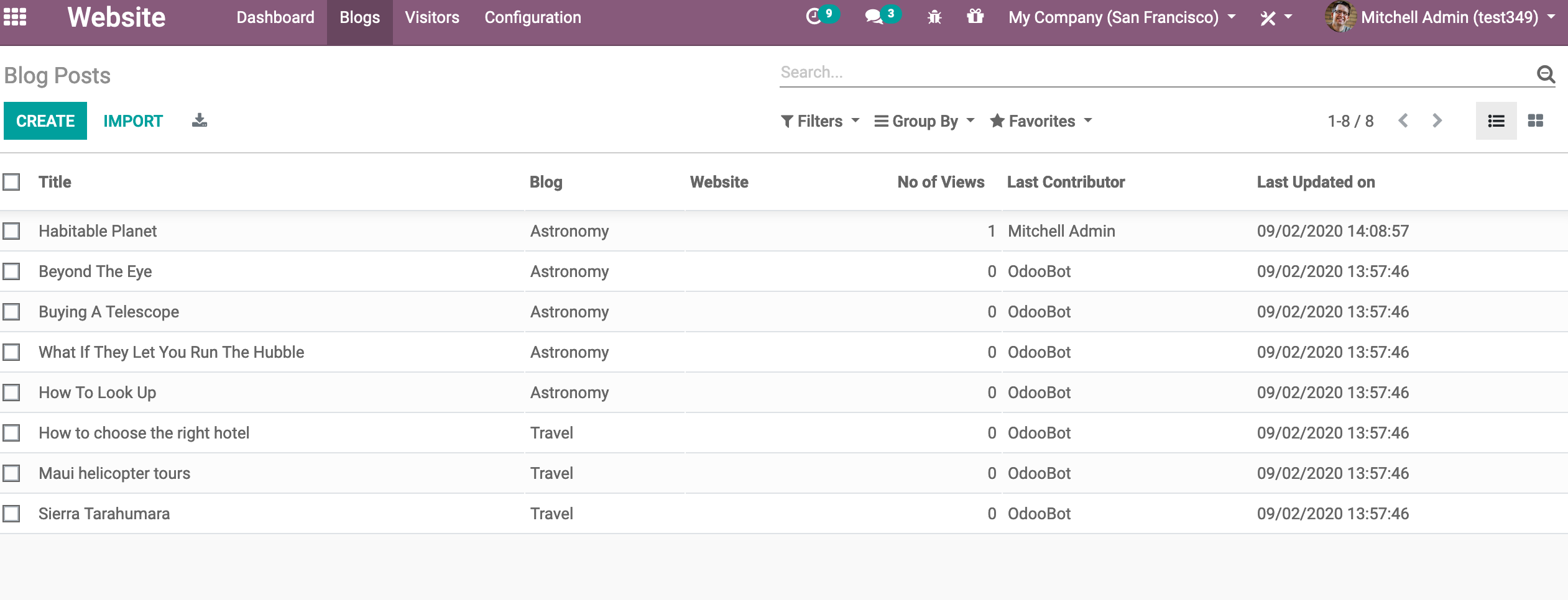 Odoo • Image and Text