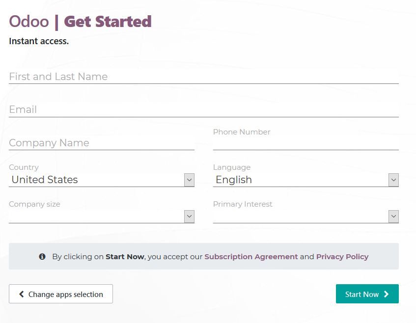 Odoo • Text and Image