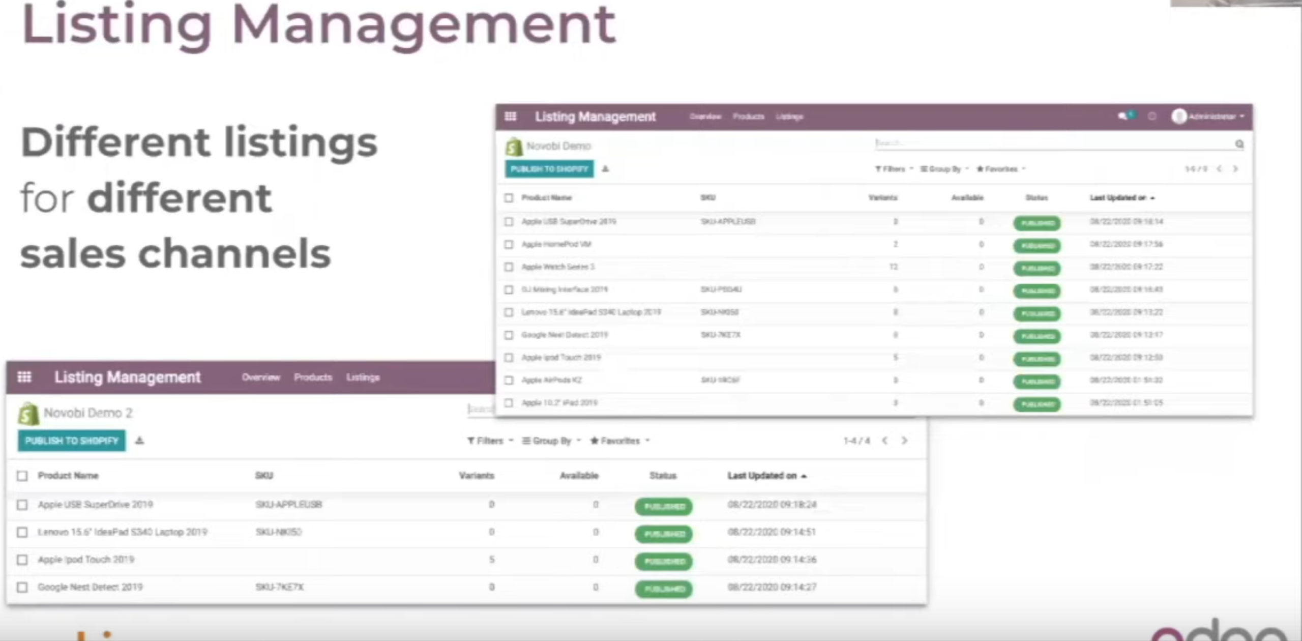 Odoo • Text and Image