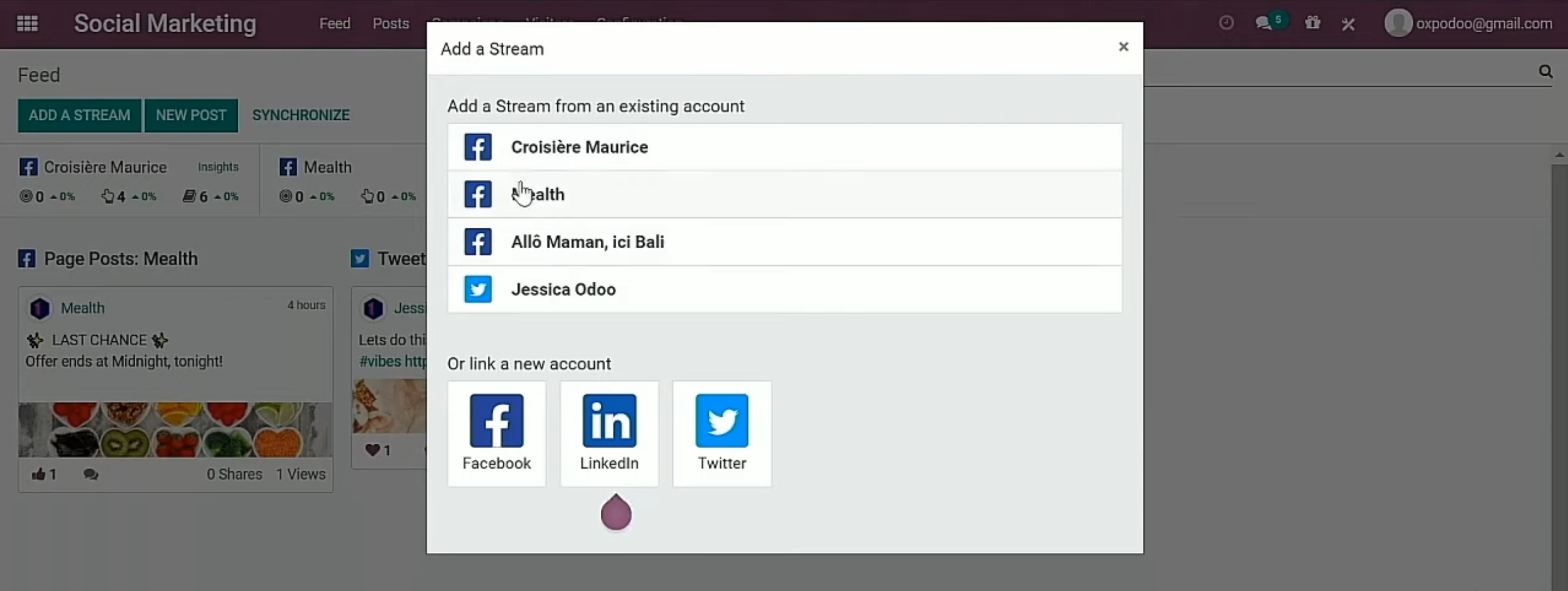 Odoo • Text and Image