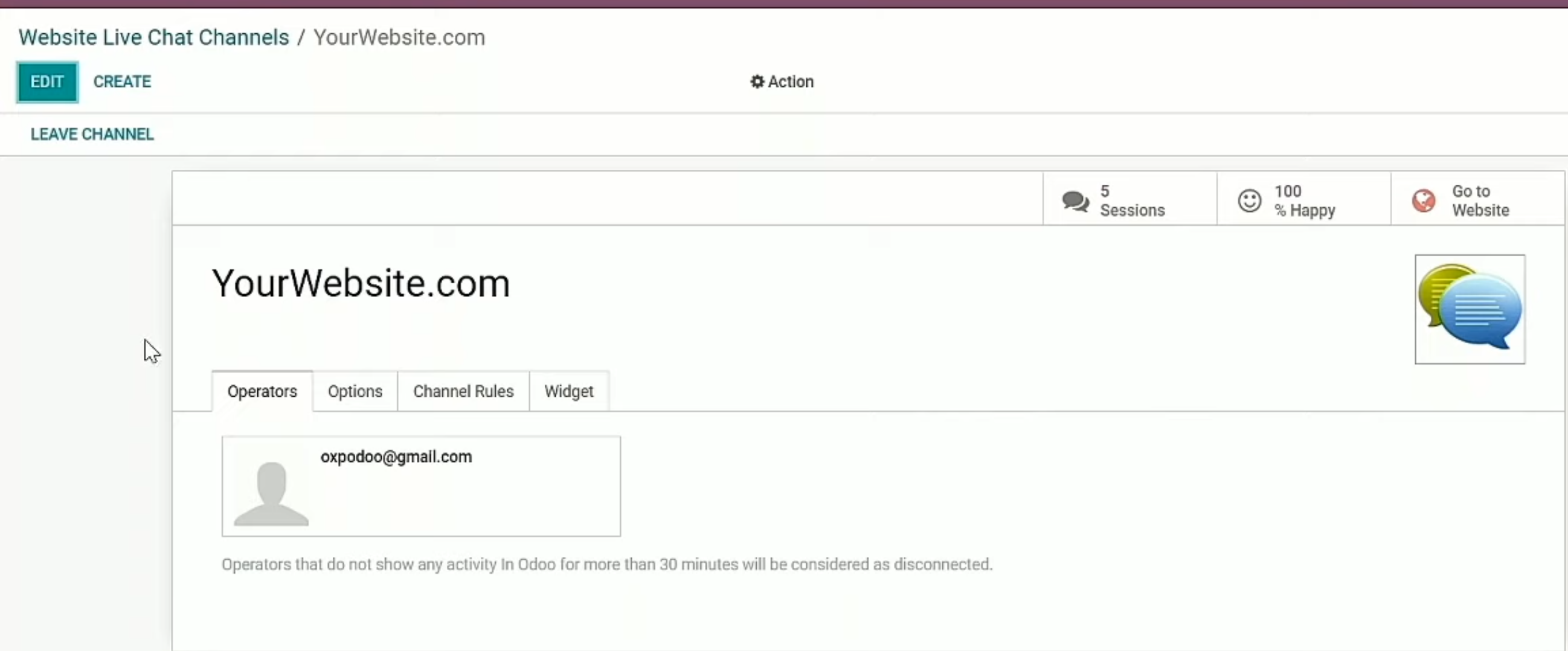 Odoo • Image and Text