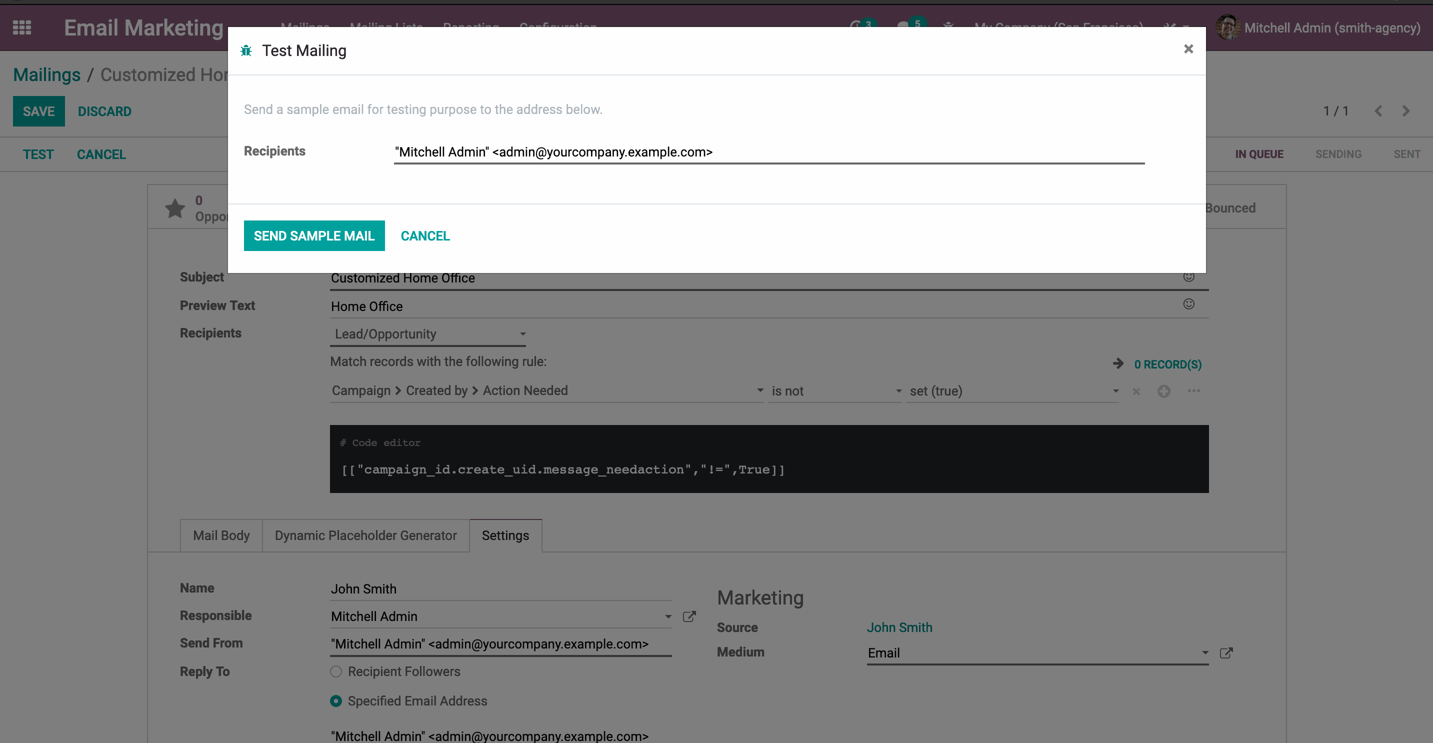 Odoo • Image and Text