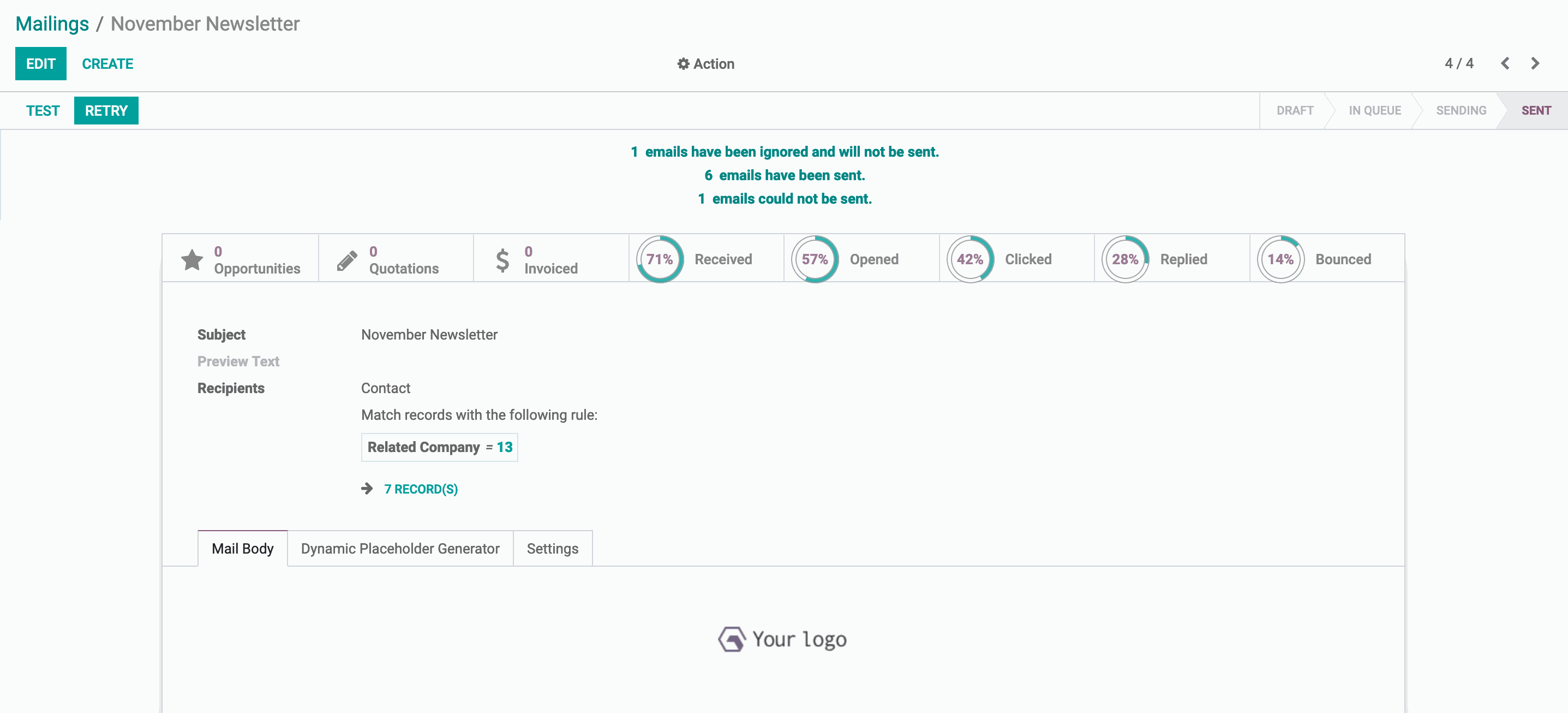 Odoo • Image and Text