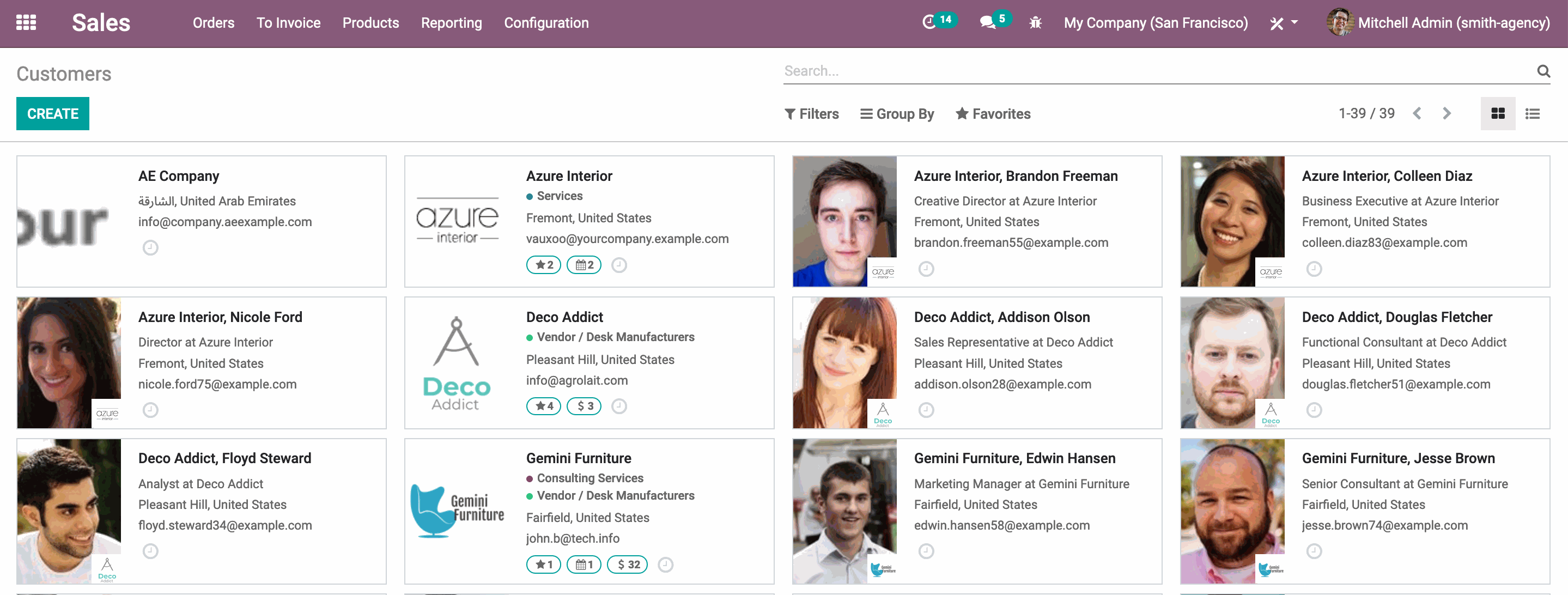Odoo • Text and Image