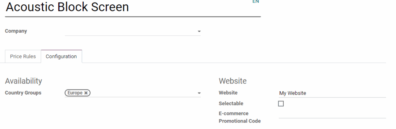 Odoo • Image and Text