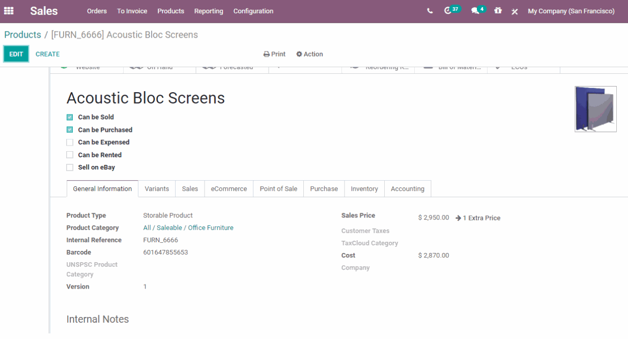 Odoo • Image and Text