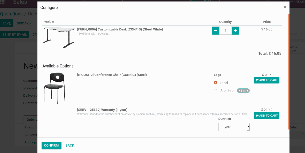 Odoo • Text and Image