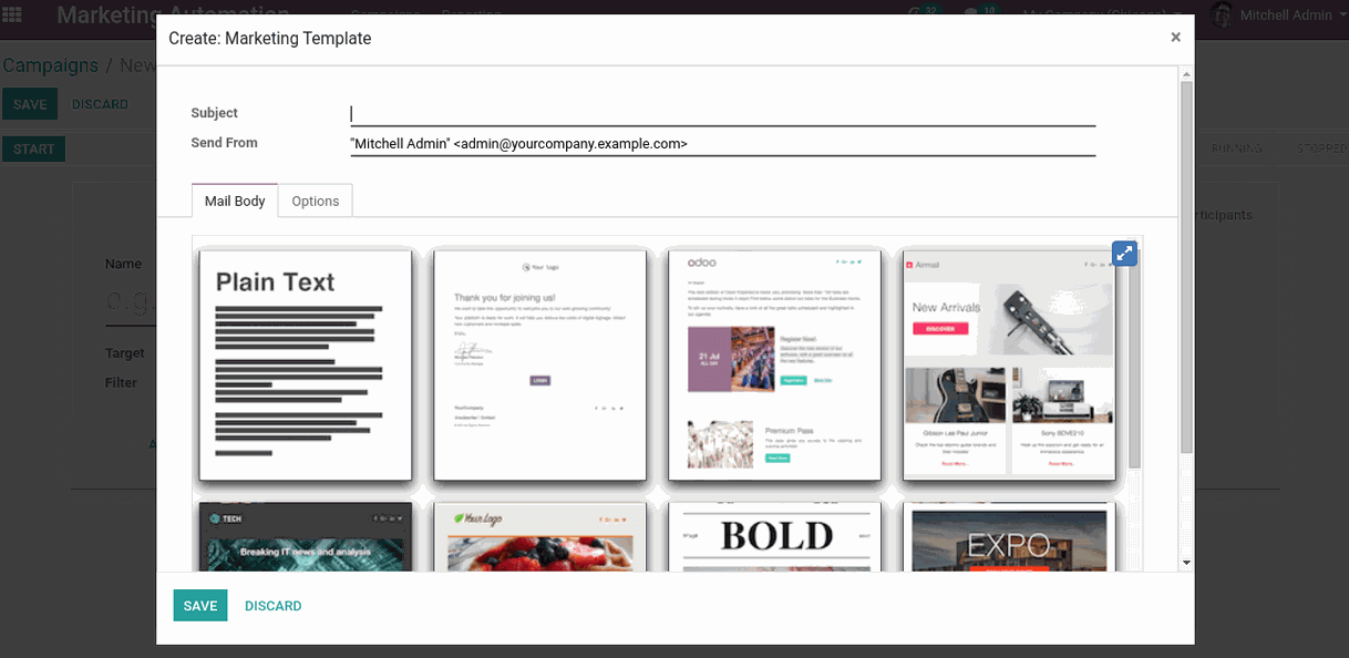 Odoo • Image and Text