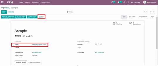 Odoo • Image and Text