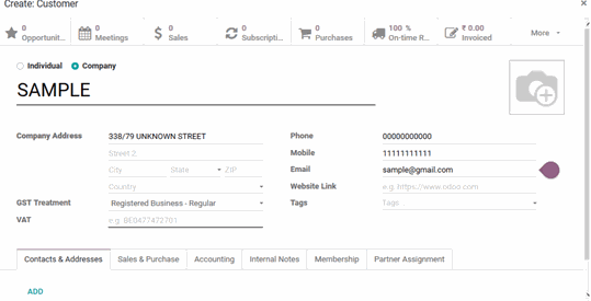 Odoo • Image and Text