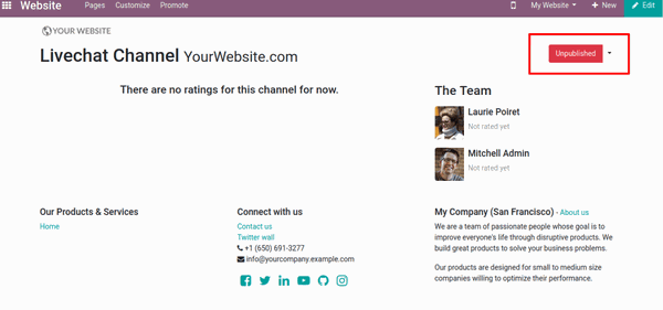 Odoo • Image and Text