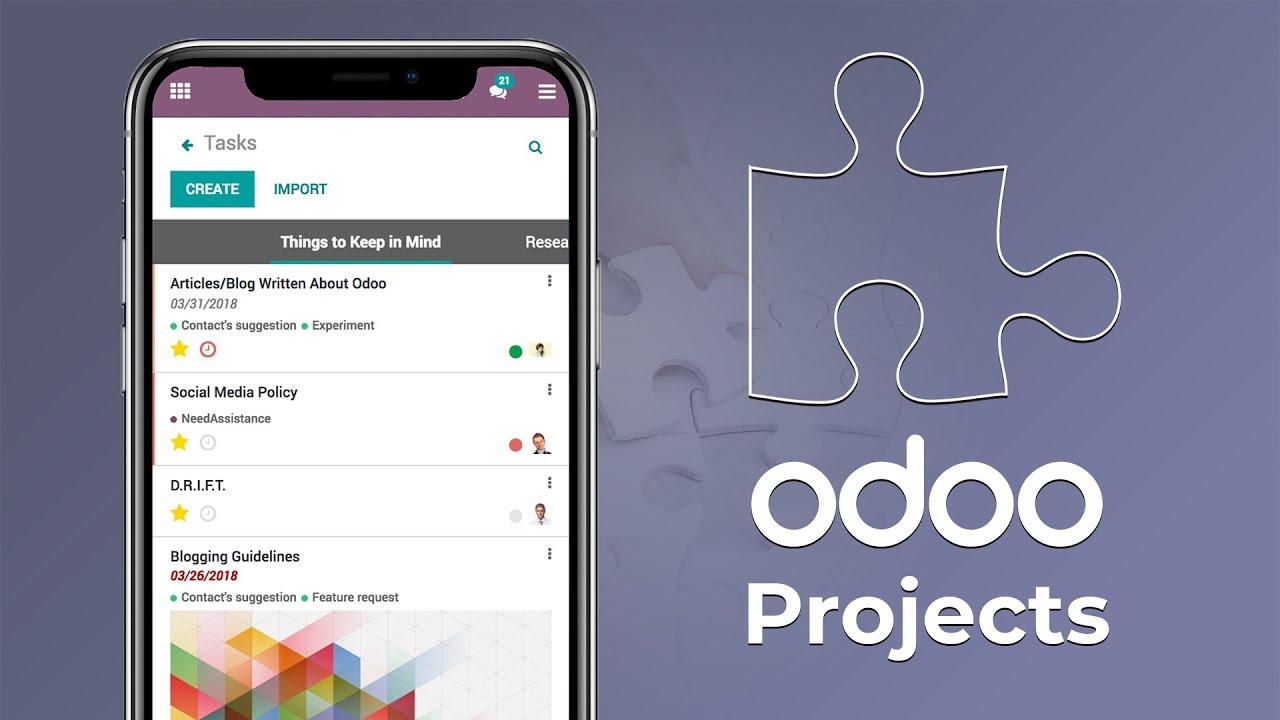Odoo • Image and Text