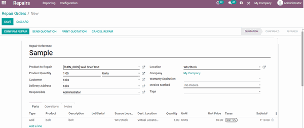 Odoo • Image and Text
