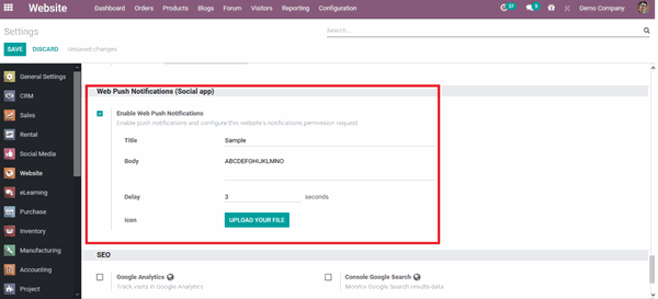 Odoo • Image and Text