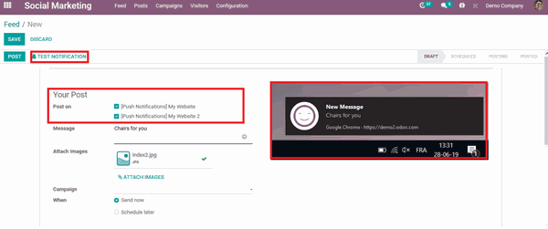 Odoo • Image and Text