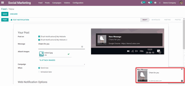Odoo • Image and Text