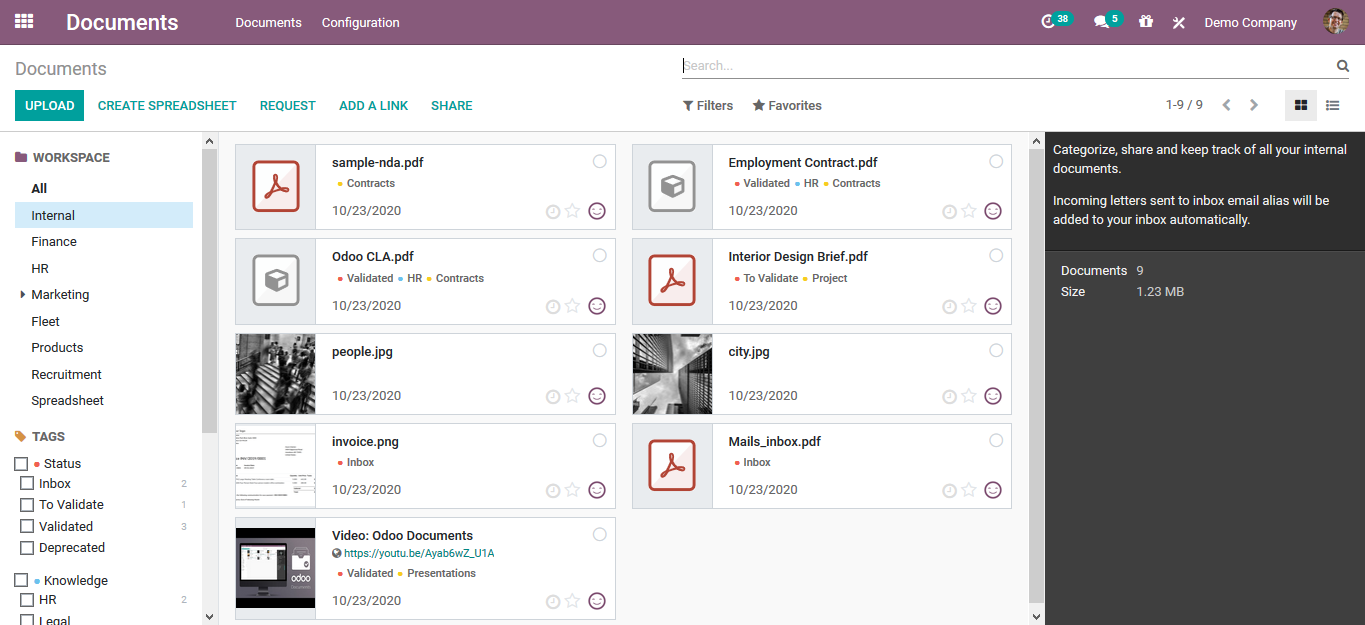 Odoo • A picture with a caption