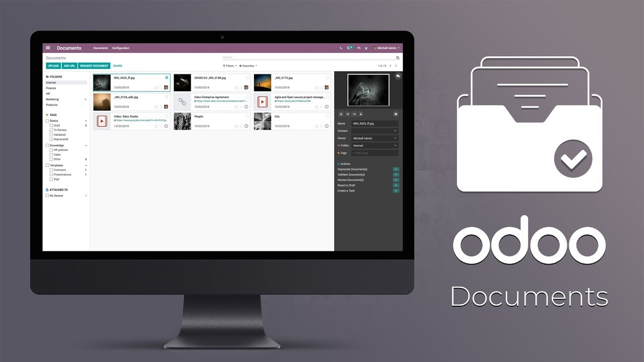 Odoo • Image and Text