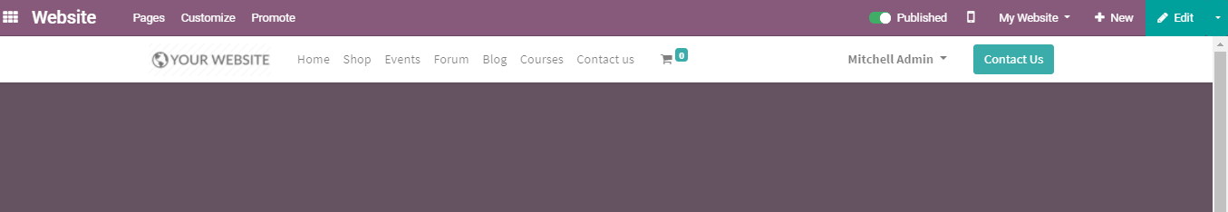 Odoo • A picture with a caption