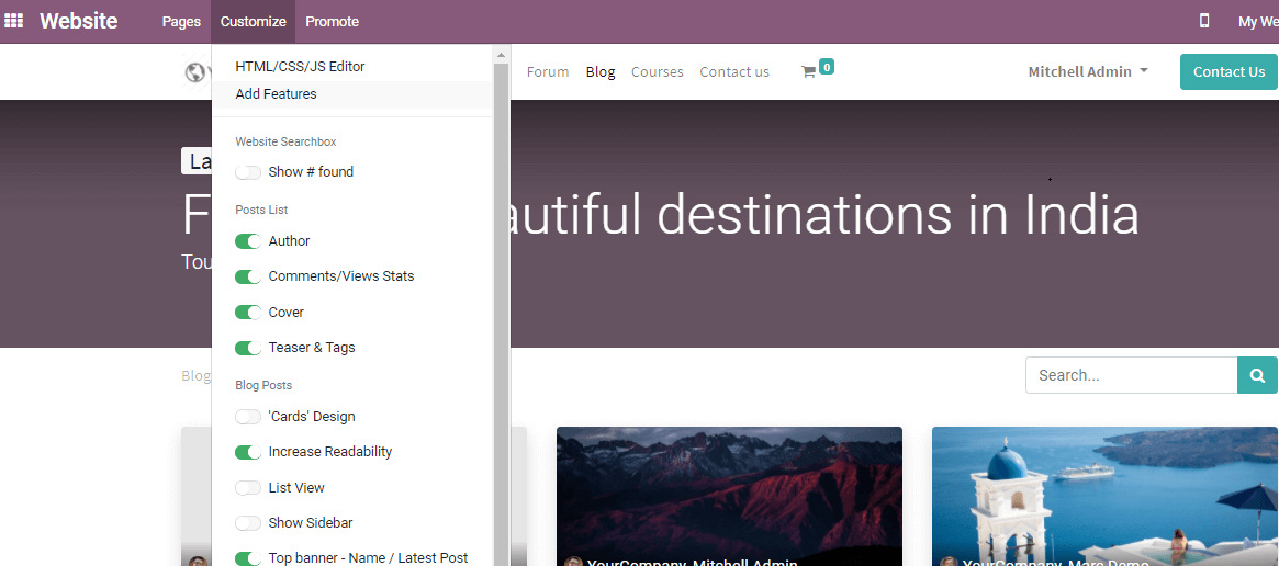 Odoo • A picture with a caption