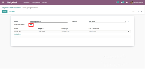 Odoo • Text and Image