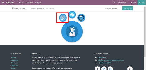 Odoo • Text and Image