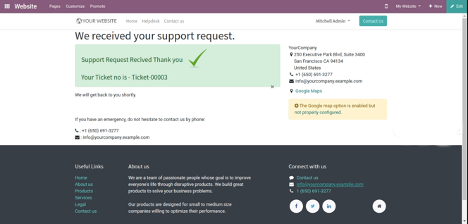 Odoo • Text and Image