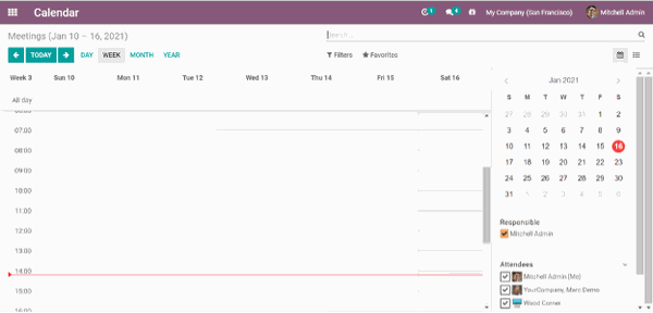Odoo • Text and Image