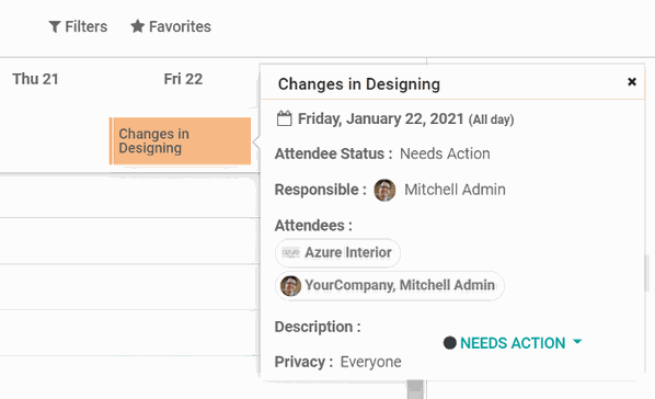 Odoo • Text and Image