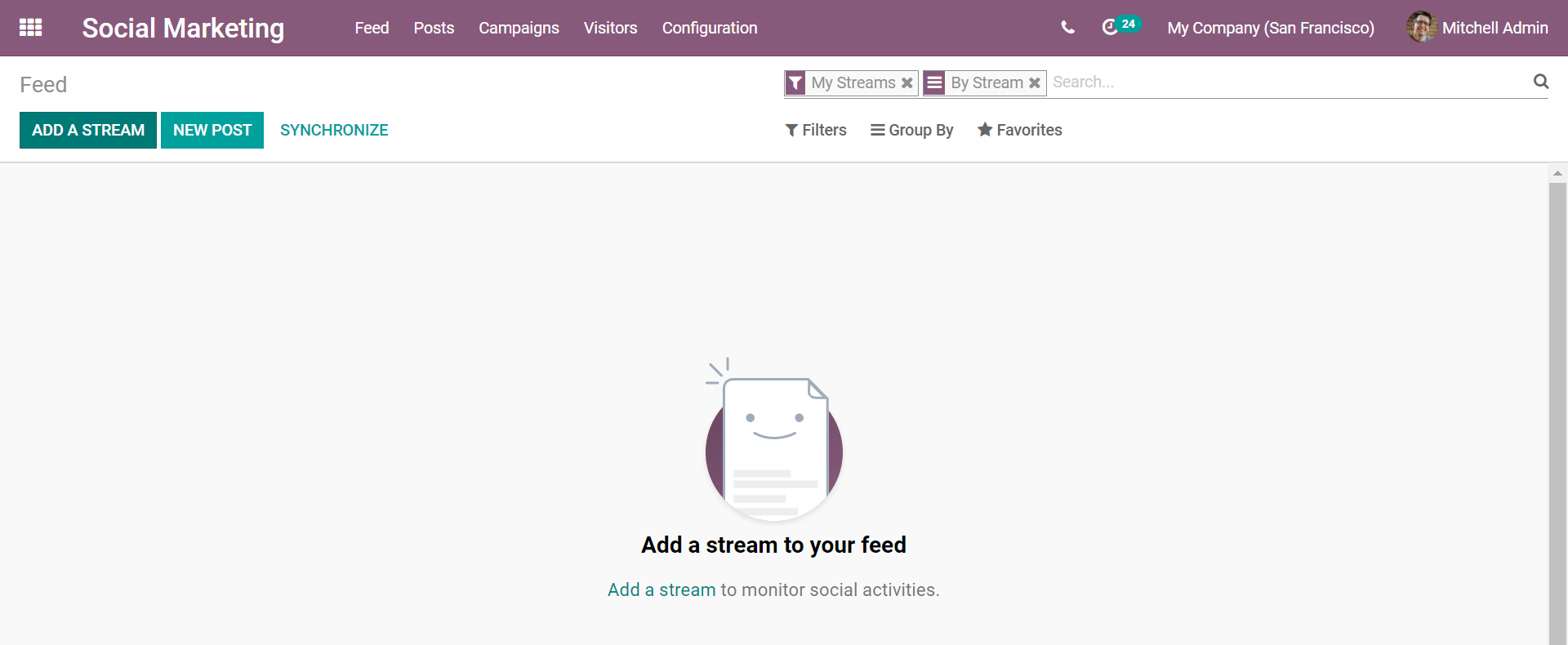 Odoo • A picture with a caption