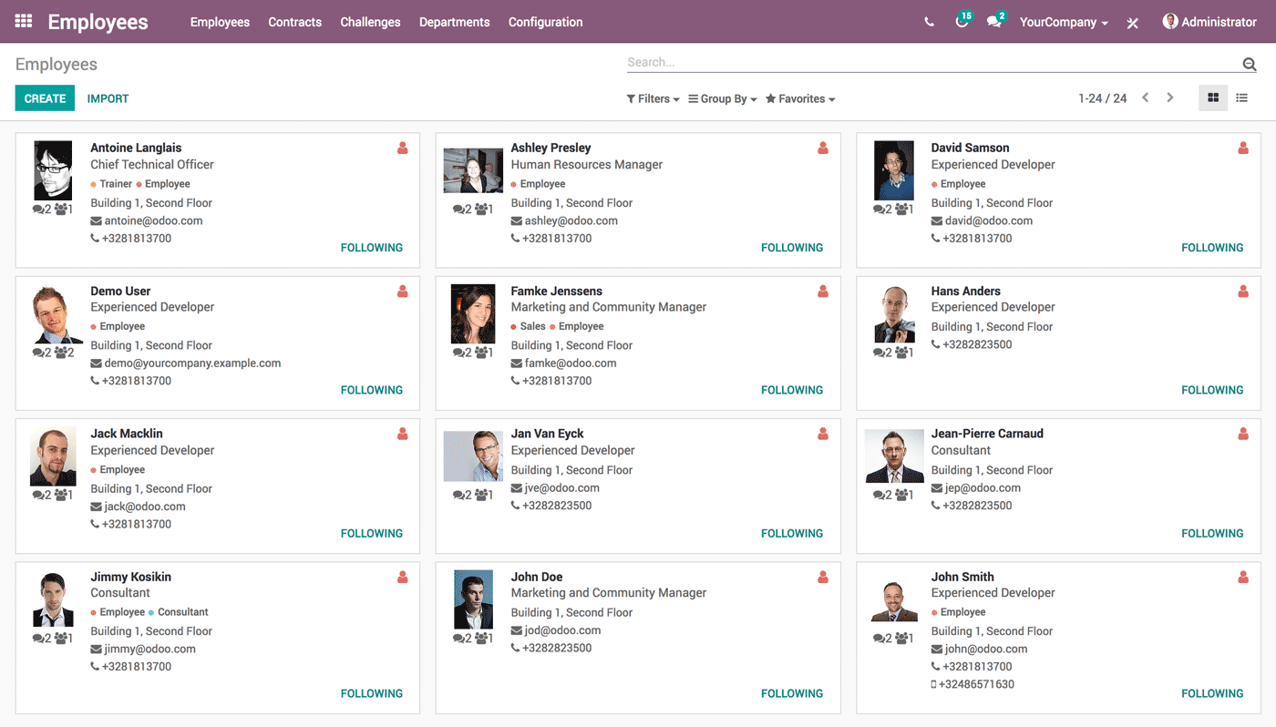 Odoo • Image and Text