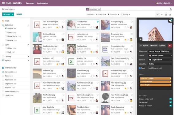 Odoo • Image and Text