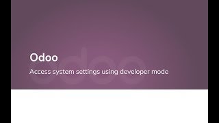 Odoo • Image and Text