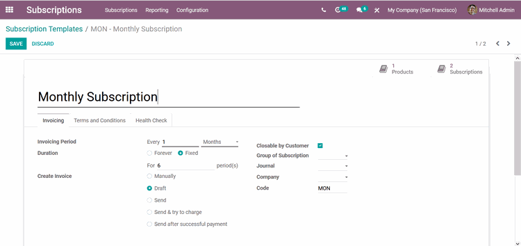 Odoo • A picture with a caption