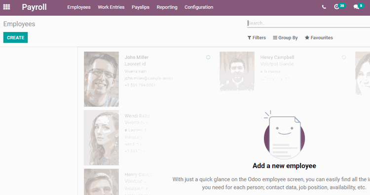 Odoo • A picture with a caption