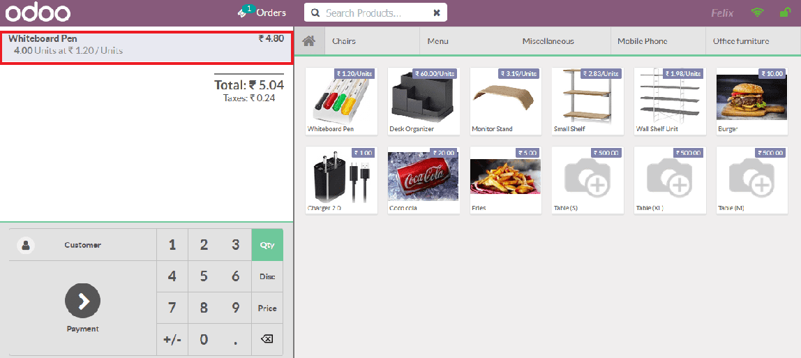 Odoo • A picture with a caption