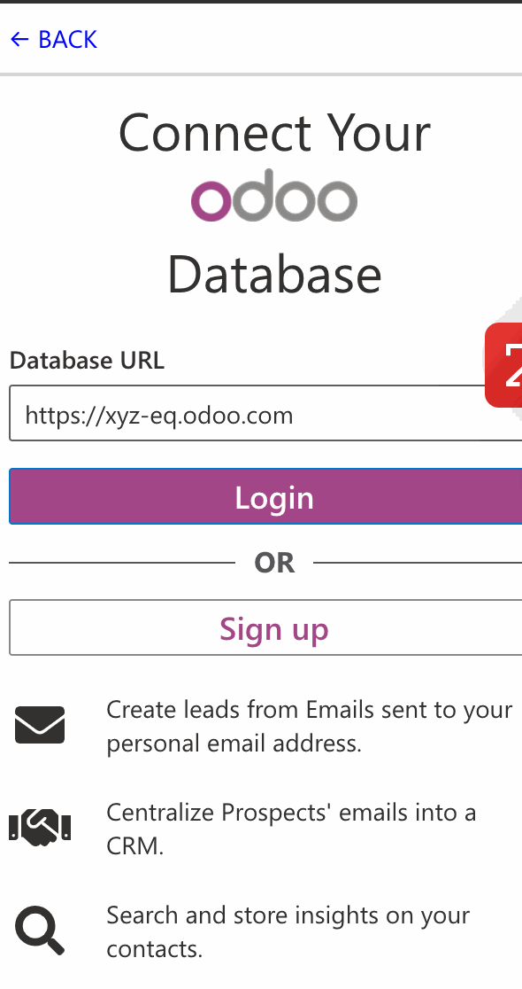 Odoo • A picture with a caption